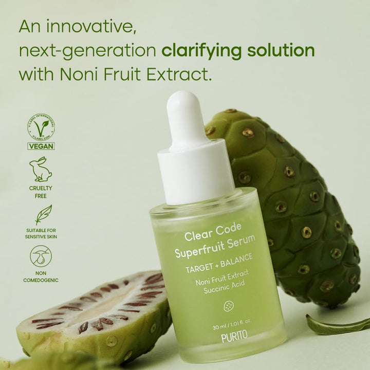 PURITO Clear Code Superfruit Serum 30ml new, SKIN CARE, Treatments, Serum & Essence