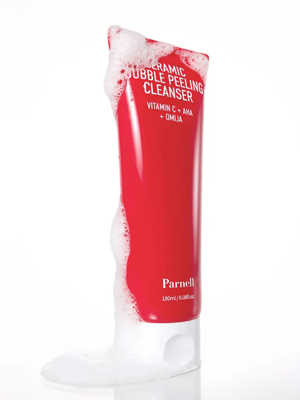Parnell AHA Omija Ceramic Bubble Peeling Cleanser 180ml Cleanser 2