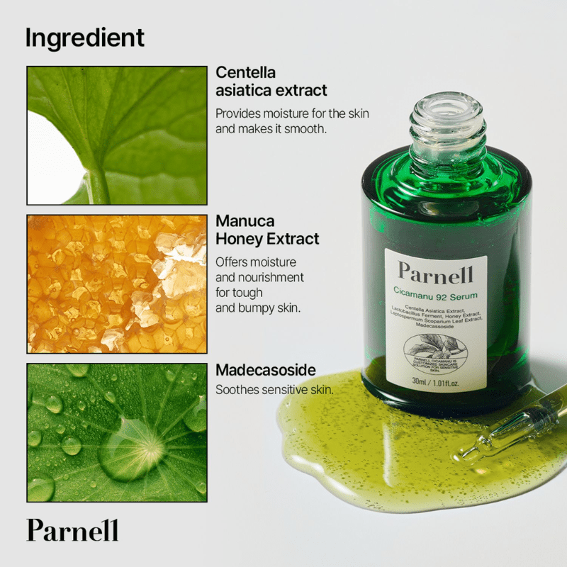Parnell Cicamanu 92 Serum Calming Moisture 30ml Serum 3