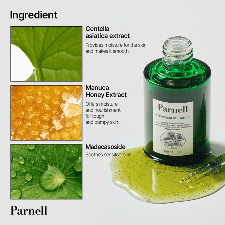 Parnell Cicamanu 92 Serum Calming Moisture 30ml Serum 3