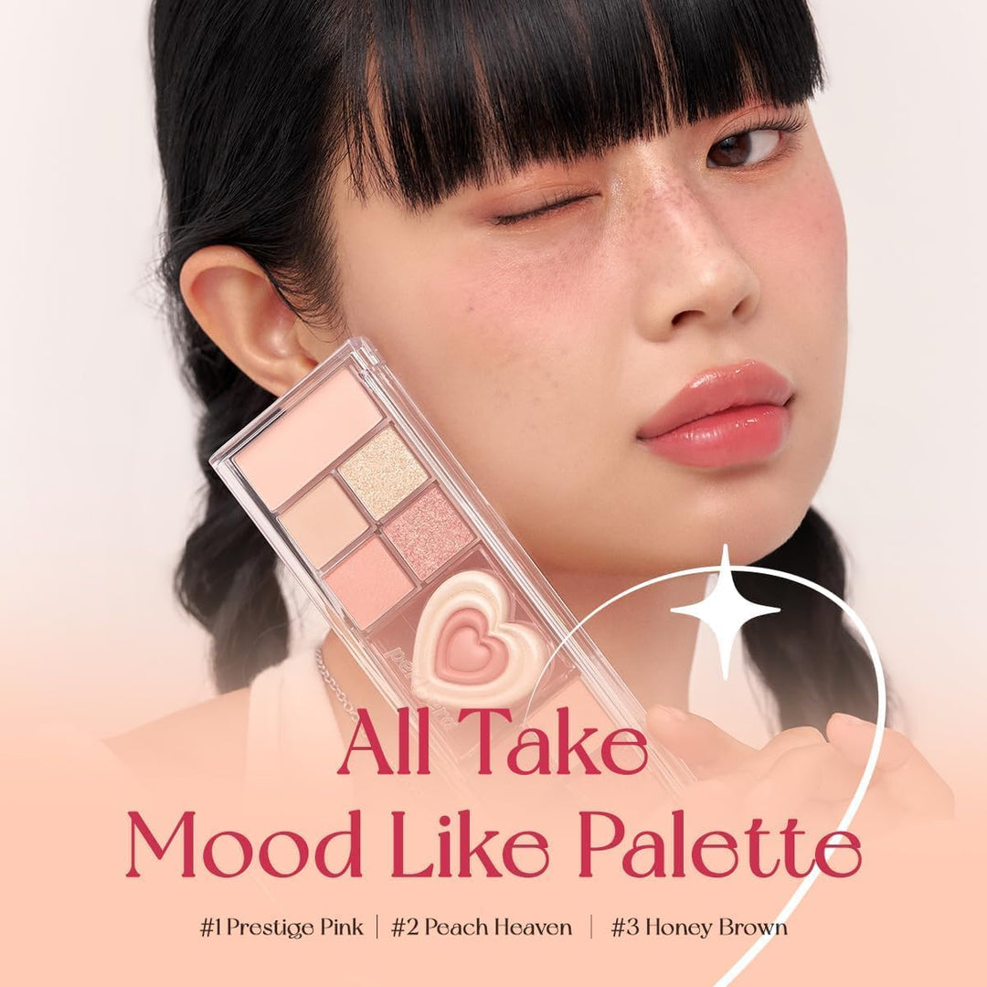 PERIPERA All Take Mood Like Palette 12.5g - 02 Peach Heaven Health & Beauty oceanbuy beauty markham toronto free ship USA asian korean skincare