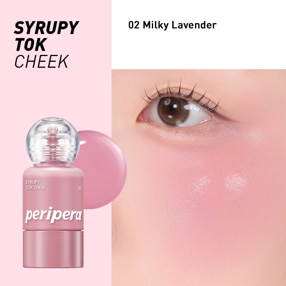Peripera Syrupy Tok Cheek, Liquid Blush, Luminous Dewy Finish 9g