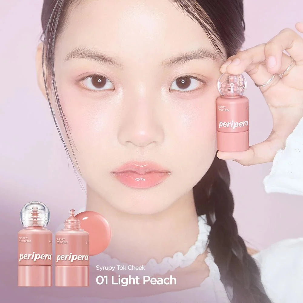 Peripera Syrupy Tok Cheek, Liquid Blush, Luminous Dewy Finish 9g