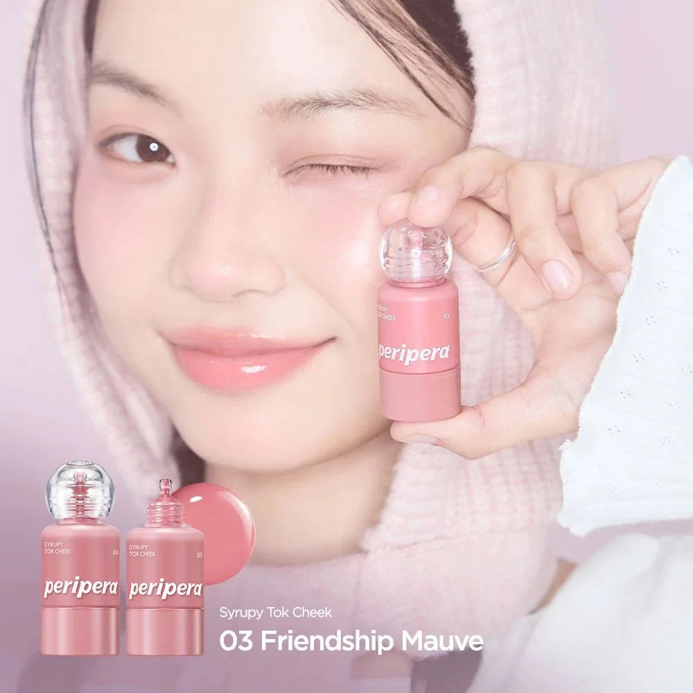 Peripera Syrupy Tok Cheek, Liquid Blush, Luminous Dewy Finish 9g