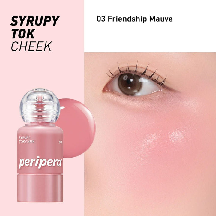 Peripera Syrupy Tok Cheek, Liquid Blush, Luminous Dewy Finish 9g