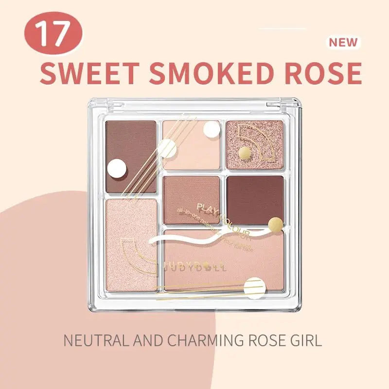JUDYDOLL Play Colour ALL-IN-ONE Palette Multi-face Makeup Palette 8.5g