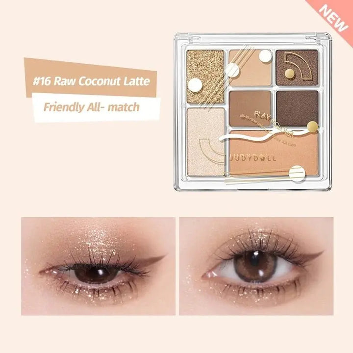 JUDYDOLL Play Colour ALL-IN-ONE Palette Multi-face Makeup Palette 8.5g