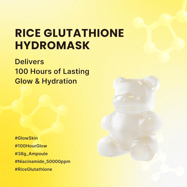 PODL Rice Glutathione HydroMask Hydrating 38g Mask 3