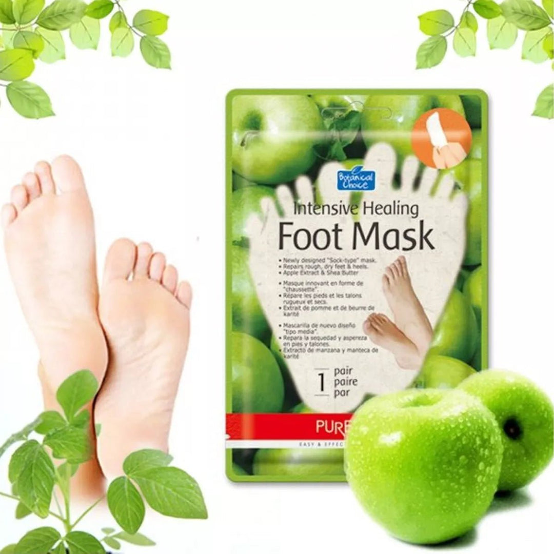 PUREDERM Intensive Healing Foot Mask 1 Pair - Apple