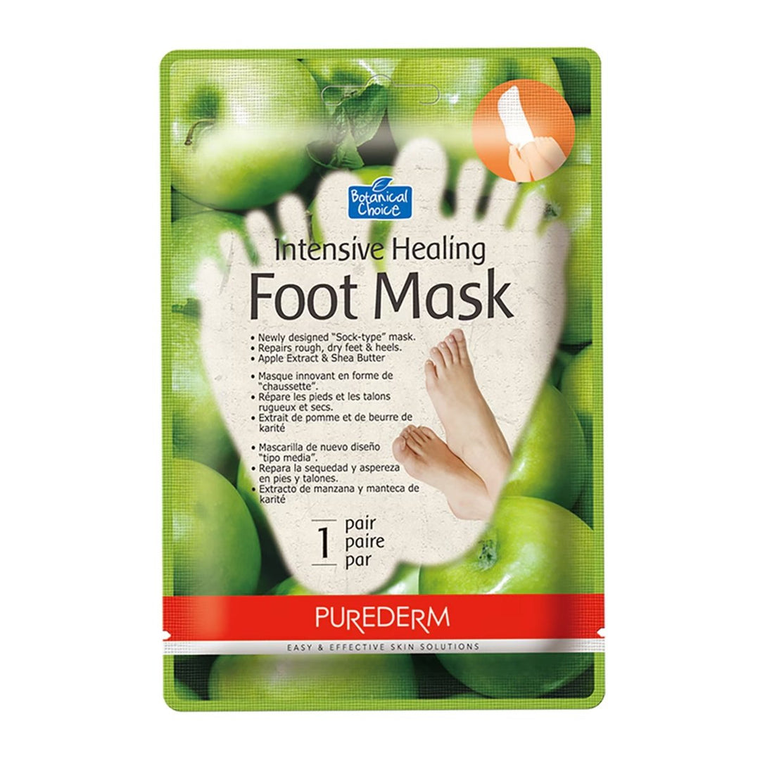 PUREDERM Intensive Healing Foot Mask 1 Pair - Apple