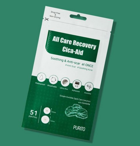 PURITO All Care Recovery Cica - Aid 51 Spot Patches oceanbuy.ca markham toronto free ship USA asian korean skincare