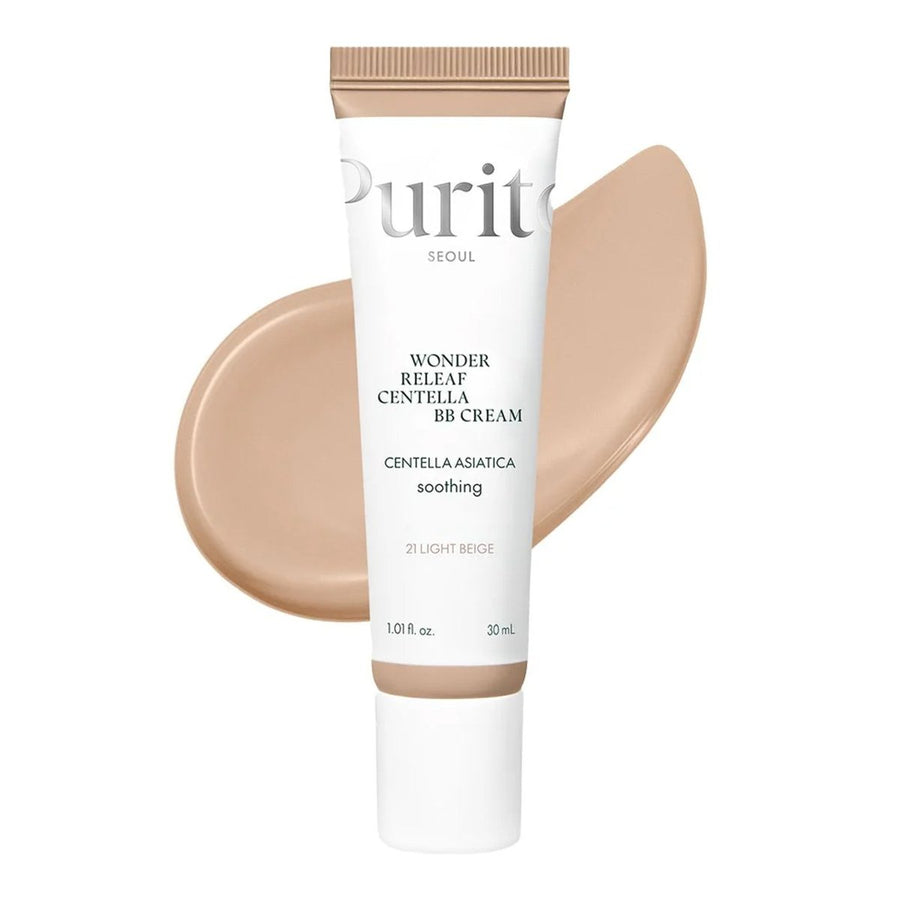 PURITO Cica Clearing BB Cream 30ml - #21 Light Beige Health & Beauty oceanbuy beauty markham toronto free ship USA asian korean skincare