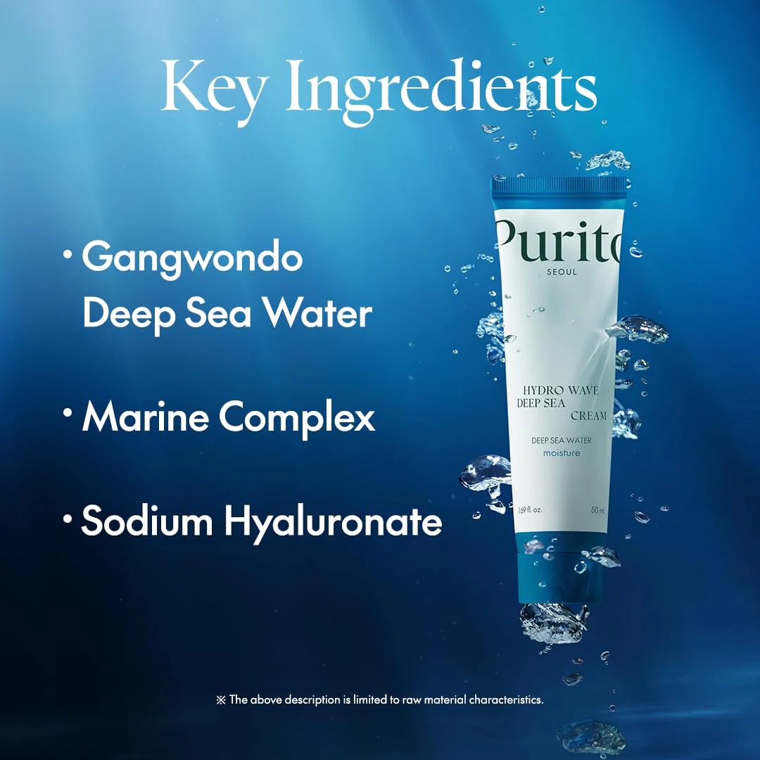PURITO Deep Sea Pure Water Cream 50g Health & Beauty Kbeauty markham toronto free ship USA asian korean