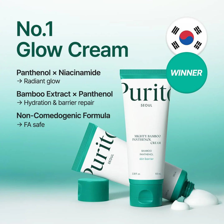 PURITO Mighty Bamboo Panthenol Cream 100ml Health & Beauty 5