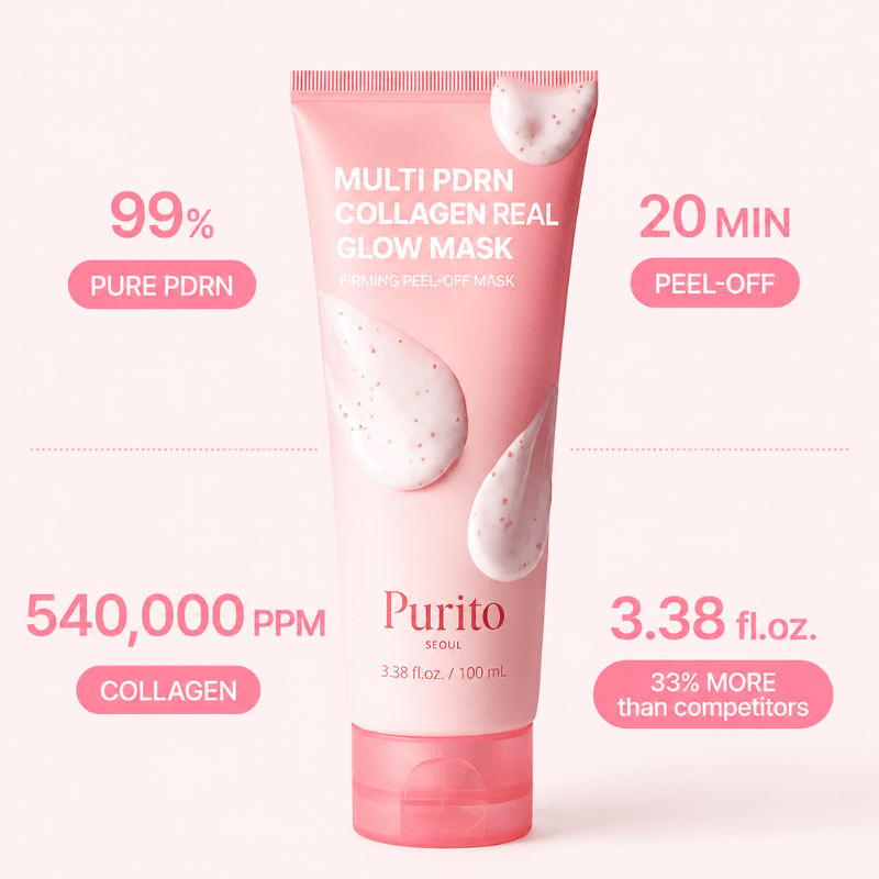 Purito Multi PDRN Collagen Mask Moisturizing Hydrating 100ml Mask 4