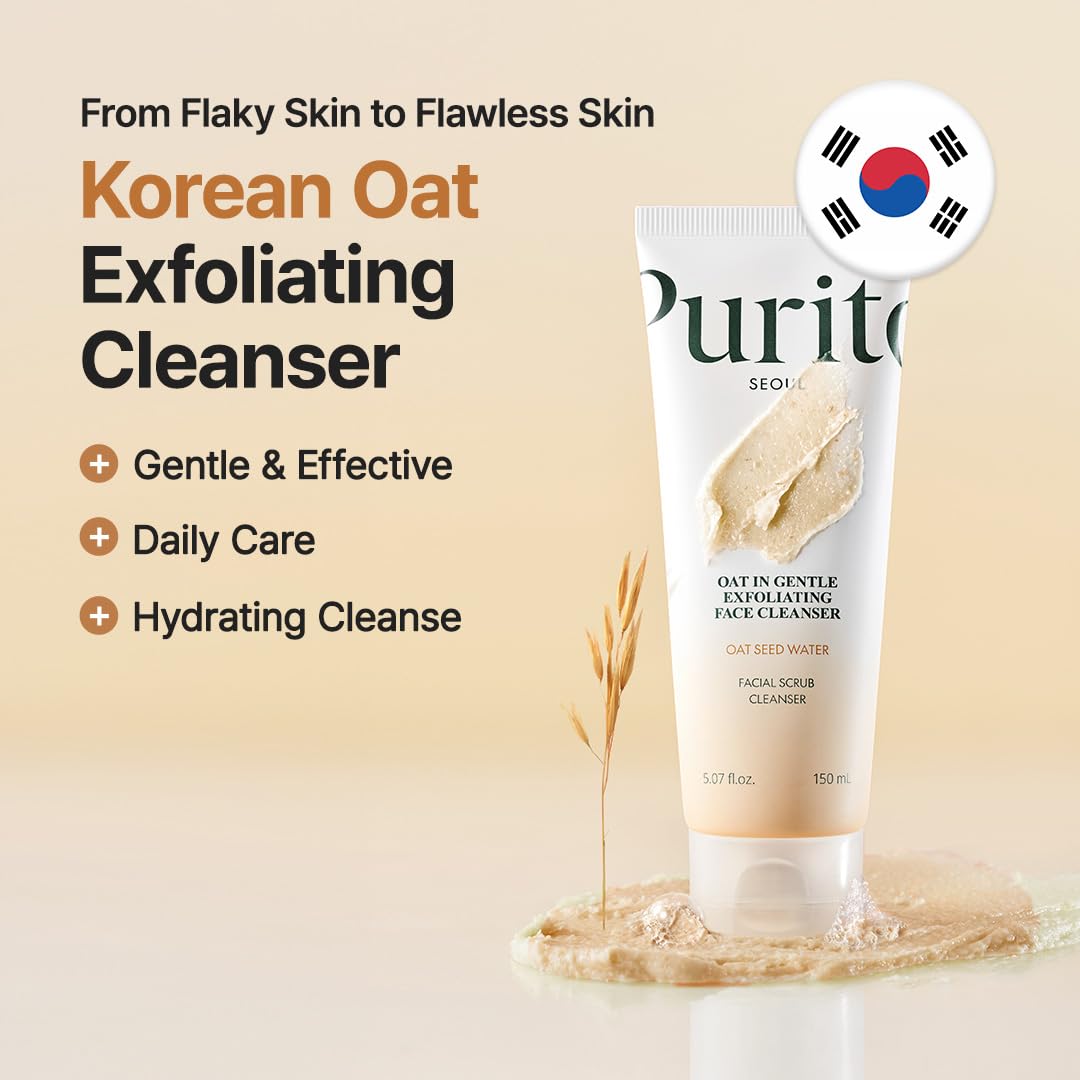 PURITO Oat In Gentle Exfoliating Face Cleanser 150ml Health & Beauty 4