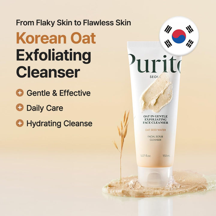 PURITO Oat In Gentle Exfoliating Face Cleanser 150ml Health & Beauty 4