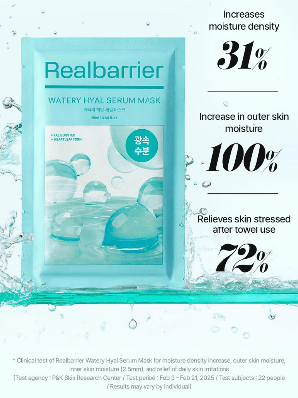 Real Barrier Watery Hyal Serum Mask Hydration 25ml Mask 3