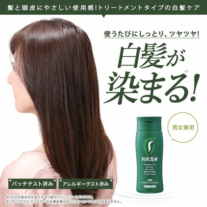 RISHIRI Kombu Natural Hair Color Treatment 200g - 4 Color to Choose Hair oceanbuy beauty markham toronto free ship USA asian korean skincare