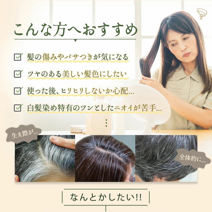RISHIRI Kombu Natural Hair Color Treatment 200g - 4 Color to Choose Hair oceanbuy beauty markham toronto free ship USA asian korean skincare