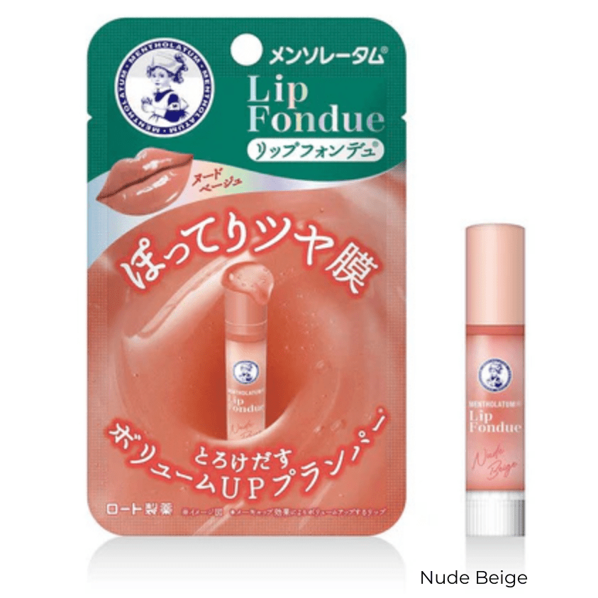 ROHTO Mentholatum Lip Fondue, Hydrating Tinted Lip Balm (3 Shades)