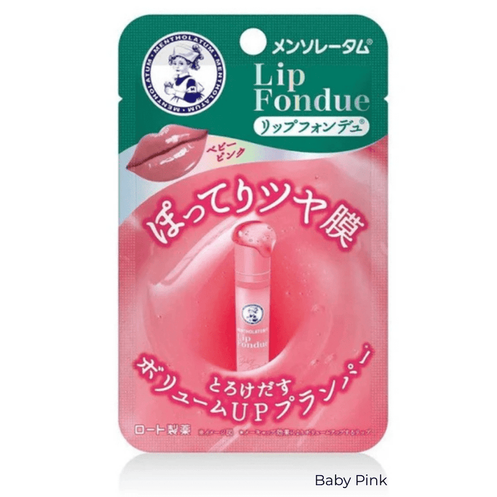 ROHTO Mentholatum Lip Fondue, Hydrating Tinted Lip Balm (3 Shades)