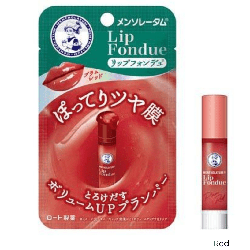 ROHTO Mentholatum Lip Fondue, Hydrating Tinted Lip Balm (3 Shades)
