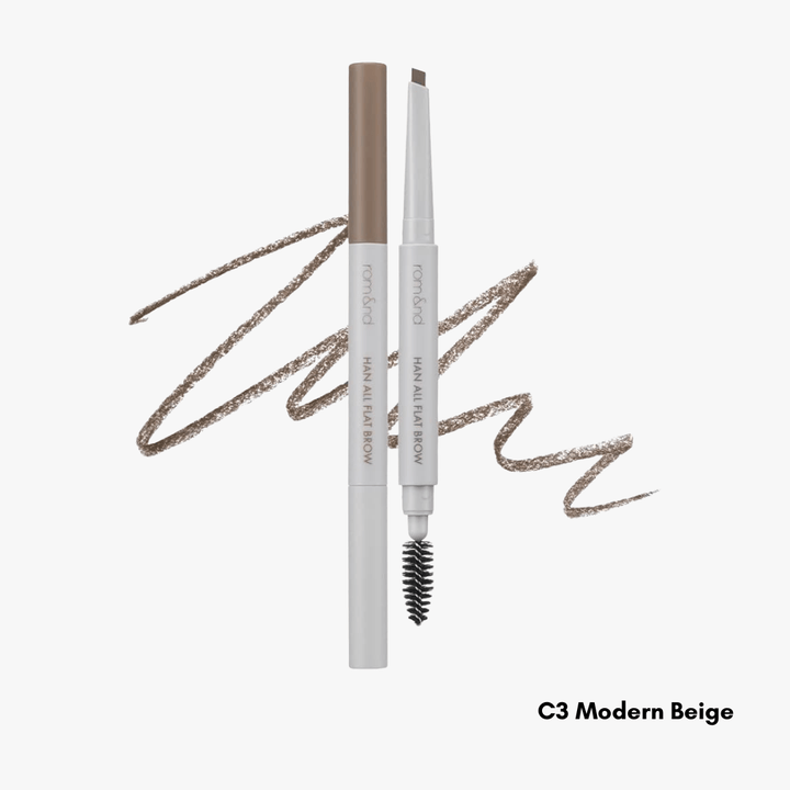 ROMAND Han All Flat Brow Defining & Filling Eyebrow Pencil 0.17g