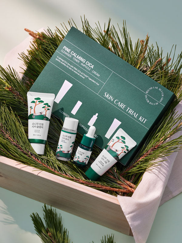 Round Lab Pine Calming Cica Trial Kit Calming Hydration