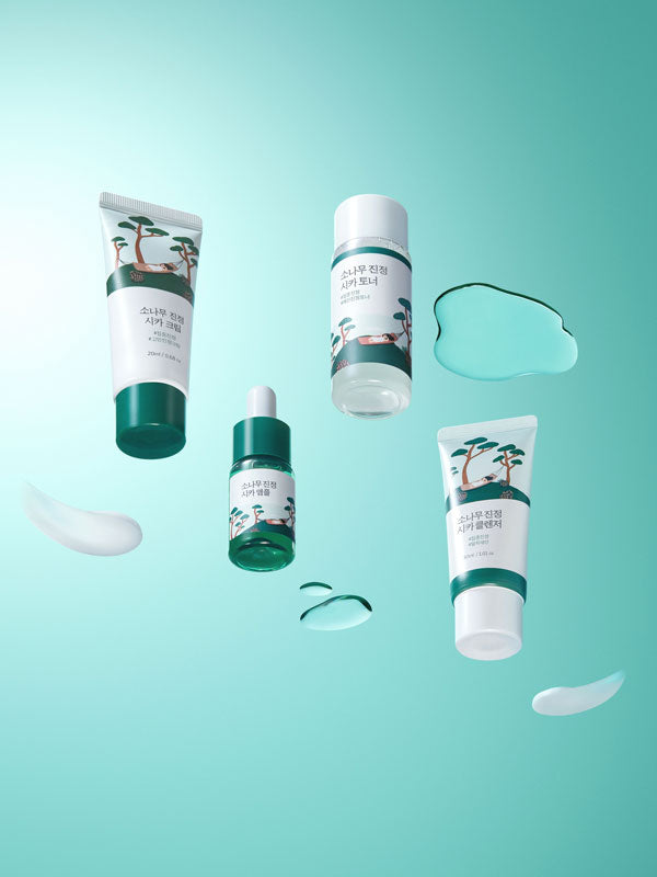 Round Lab Pine Calming Cica Trial Kit Calming Hydration