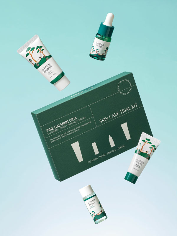 Round Lab Pine Calming Cica Trial Kit Calming Hydration
