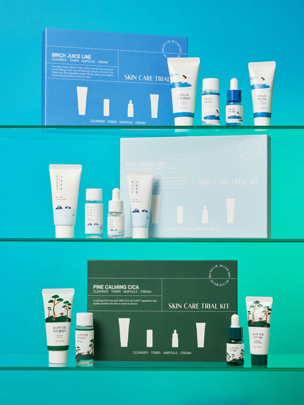 Round Lab Pine Calming Cica Trial Kit Calming Hydration