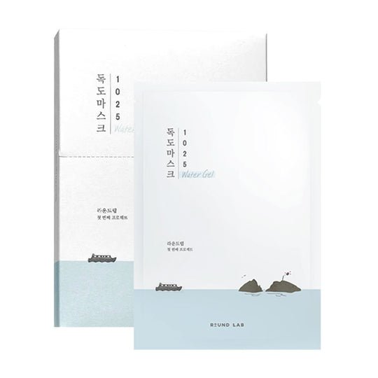 Round Lab 1025 Dokdo Water Gel Mask 10Pcs/Box oceanbuy.ca markham toronto free ship USA asian korean skincare