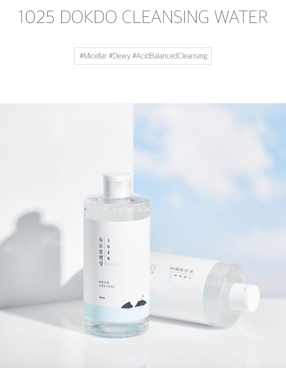 ROUND LAB 1025 Dokdo Cleansing Water 400ml Health & Beauty