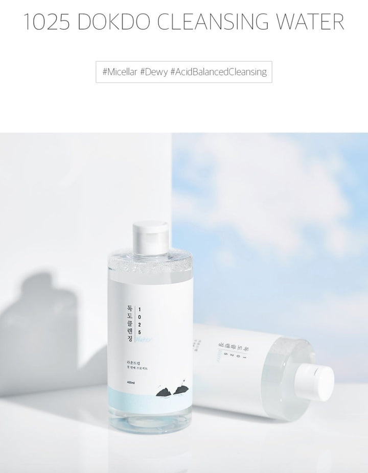 ROUND LAB 1025 Dokdo Cleansing Water 400ml Health & Beauty