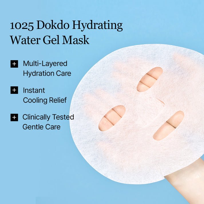 ROUND LAB 1025 Dokdo Water Gel Mask 10Pcs Health & Beauty 3