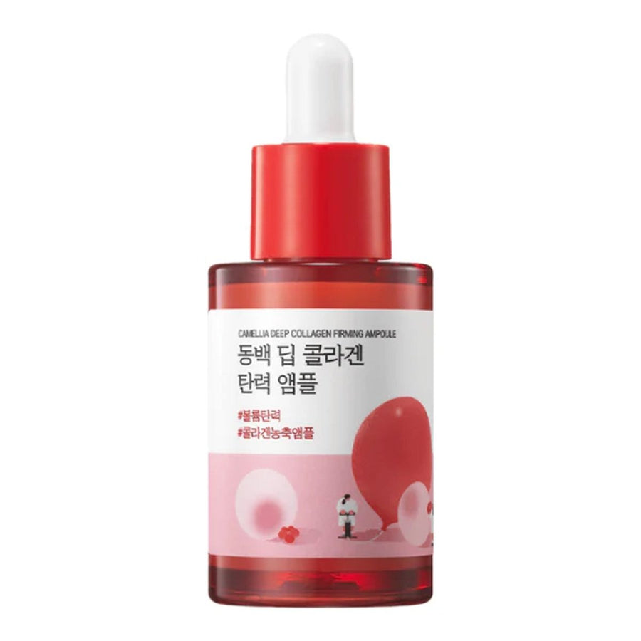 ROUND LAB Camellia Deep Collagen Firming Ampoule 30ml Health & Beauty