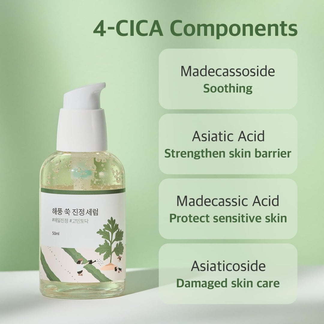 ROUND LAB Mugwort Calming Serum 50ml Health & Beauty