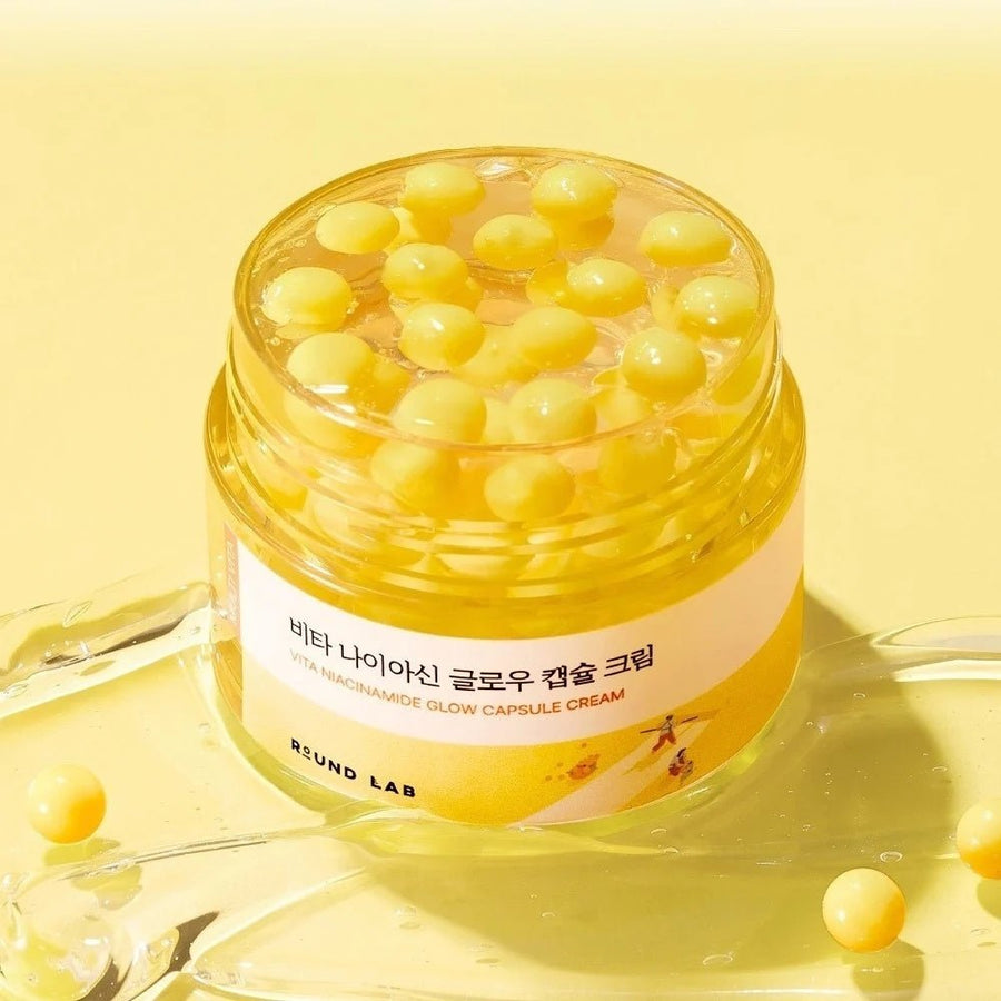 ROUND LAB Vita Niacinamide Glow Capsule Cream, Brightening, 50ml Lotion & Cream 2