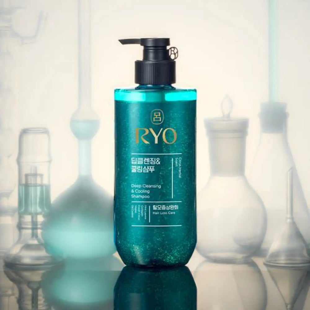 RYO Deep Cleansing & Cooling Shampoo 480ml – Korean scalp care for oily hair