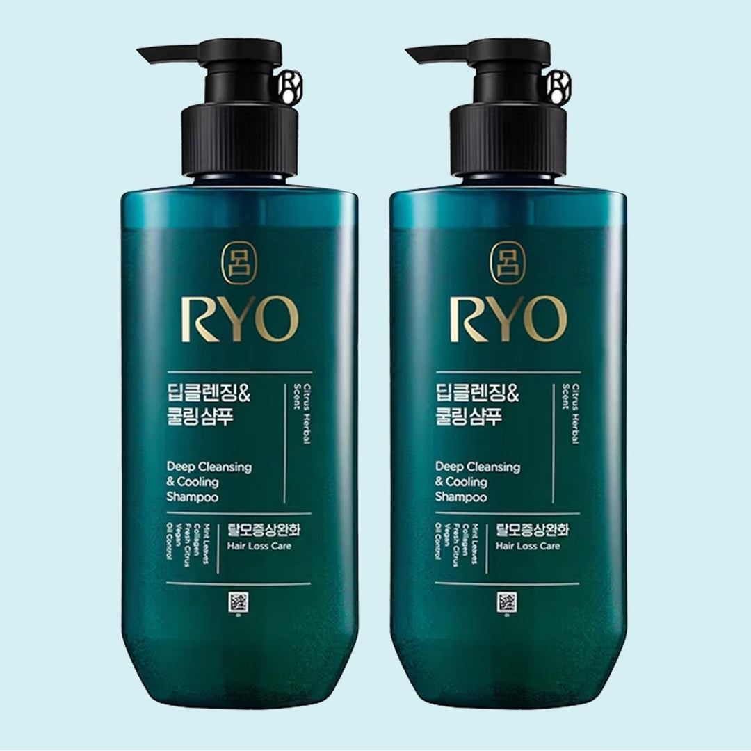 RYO Deep Cleansing & Cooling Shampoo 480ml*2 Health & Beauty oceanbuy beauty markham toronto free ship USA asian korean skincare