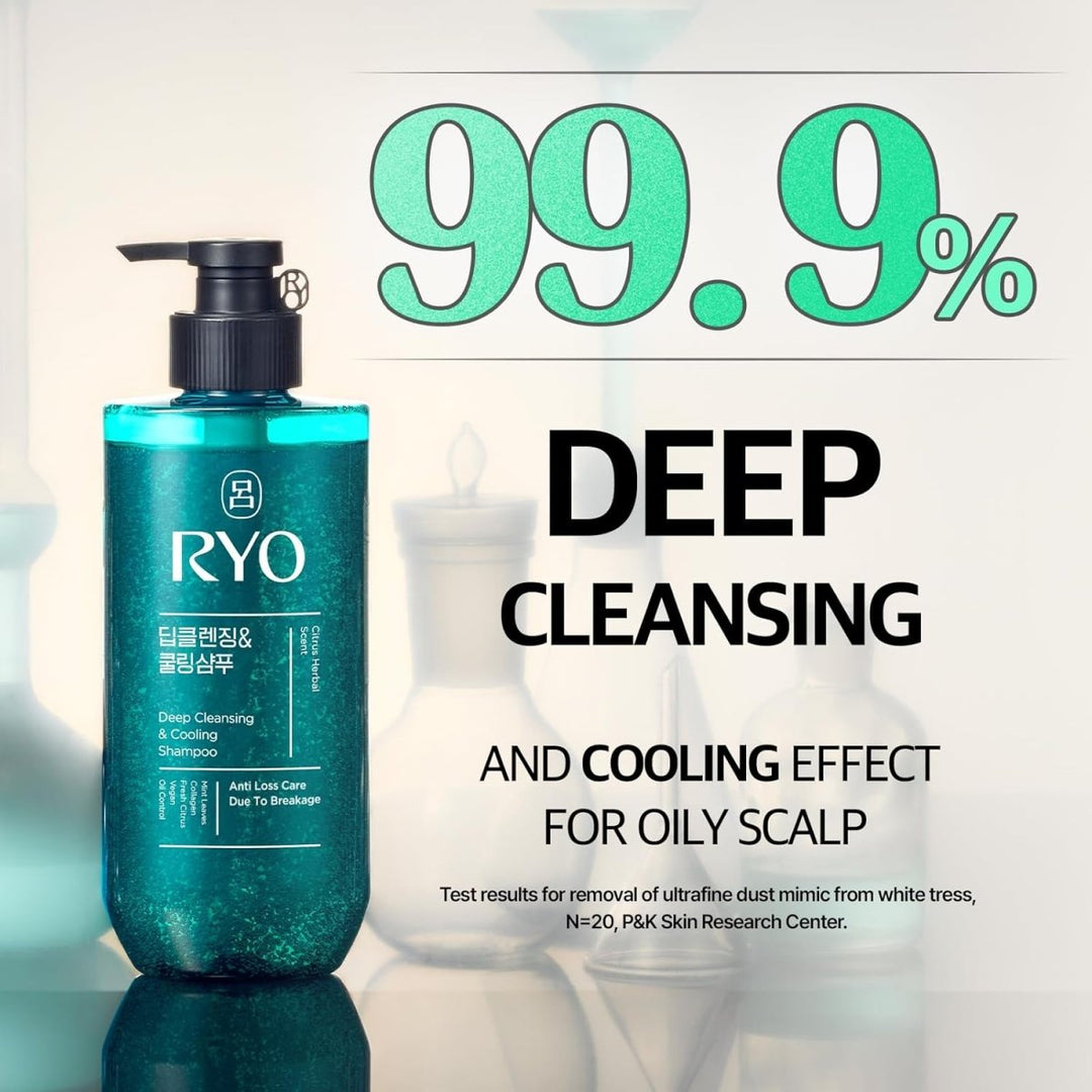 RYO Deep Cleansing & Cooling Shampoo 480ml Health & Beauty 4