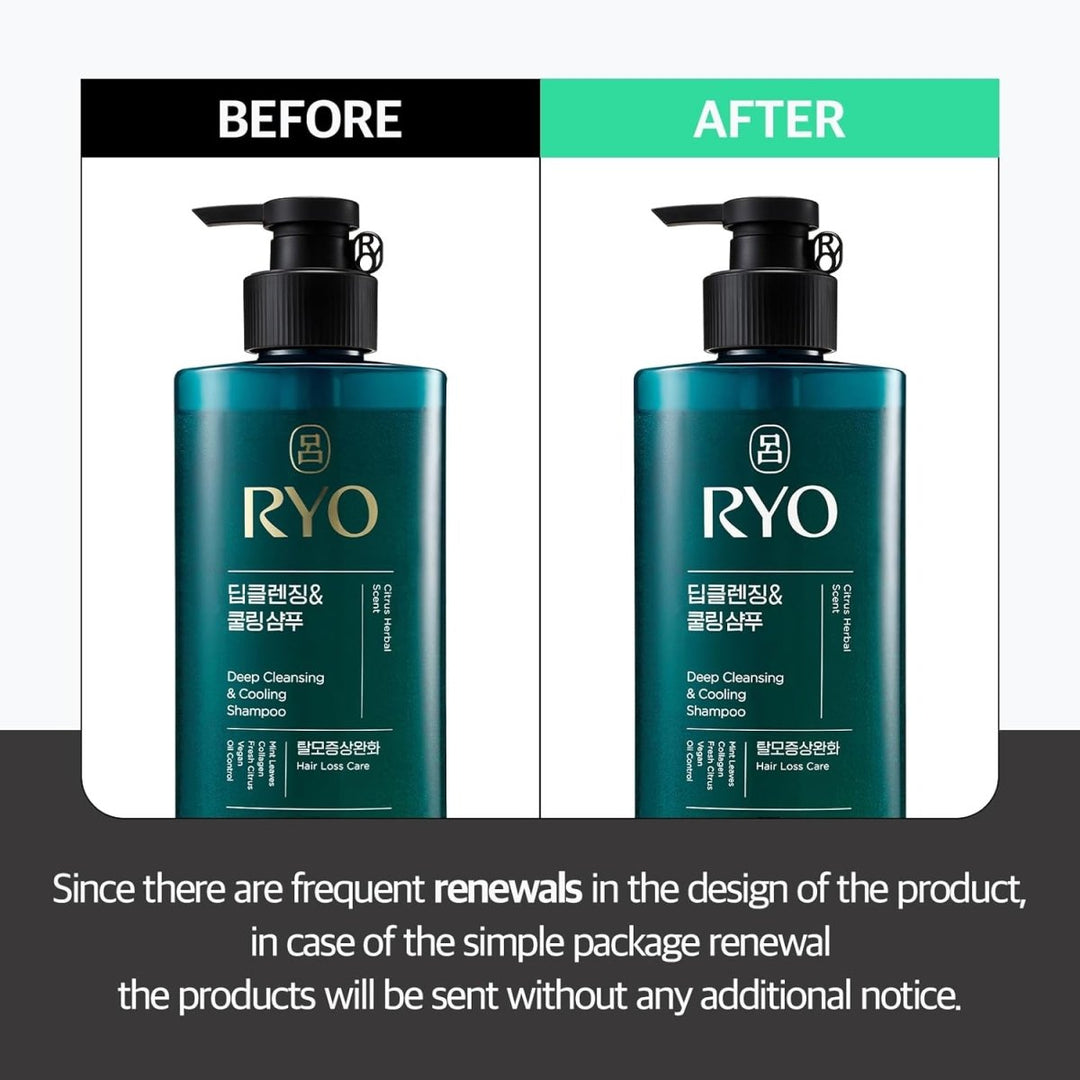 RYO Deep Cleansing & Cooling Shampoo 480ml Health & Beauty 3