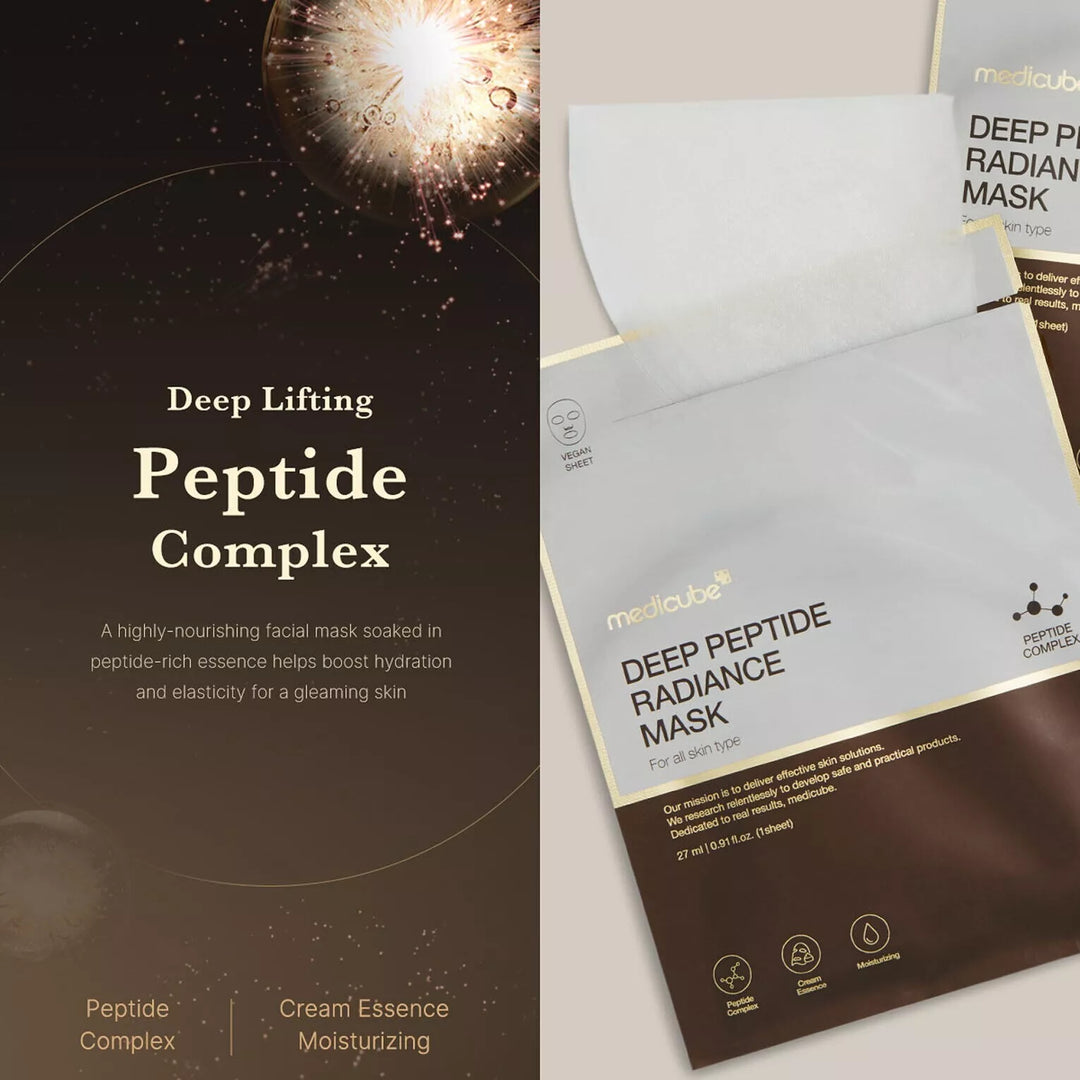 MEDICUBE Deep Peptide Radiance Mask 1Pcs