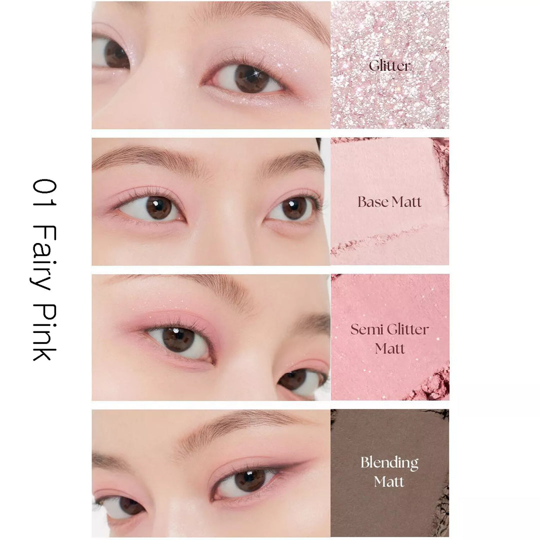 MUZIGAE MANSION Twist Pot Eye Palette 4.5g - 01 Fairy Pink