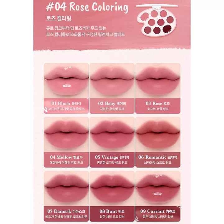 DASIQUE Mood Painting Lip & Cheek Palette 6g - 4 Color to Choose