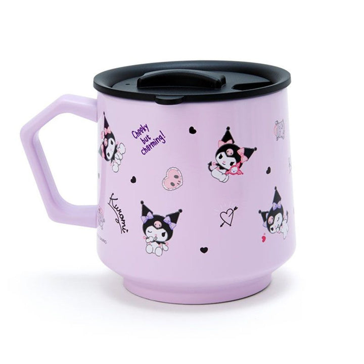 Sanrio Stainless Steel Tumbler Cup with Lid Kuromi （PRE - ORDER 10 - 15 Days) oceanbuy.ca markham toronto free ship USA asian korean skincare