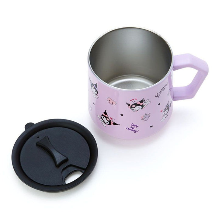 Sanrio Stainless Steel Tumbler Cup with Lid Kuromi （PRE - ORDER 10 - 15 Days) oceanbuy.ca markham toronto free ship USA asian korean skincare