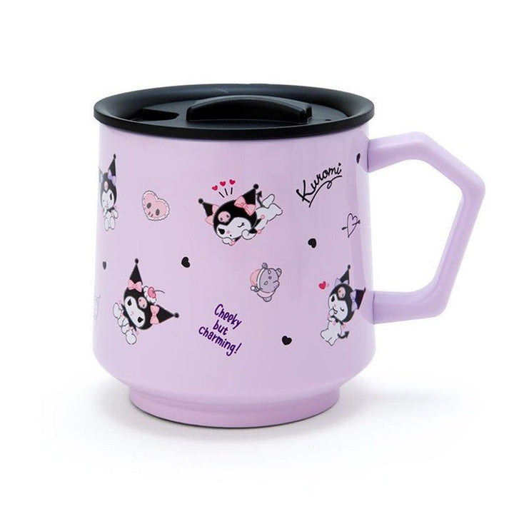 Sanrio Stainless Steel Tumbler Cup with Lid Kuromi （PRE - ORDER 10 - 15 Days) oceanbuy.ca markham toronto free ship USA asian korean skincare