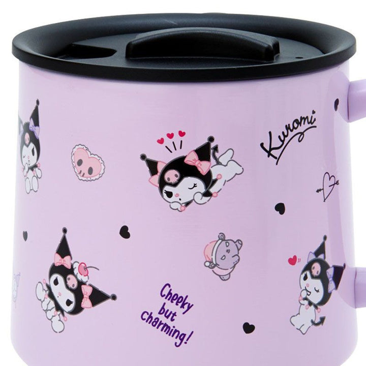 Sanrio Stainless Steel Tumbler Cup with Lid Kuromi （PRE - ORDER 10 - 15 Days) oceanbuy.ca markham toronto free ship USA asian korean skincare